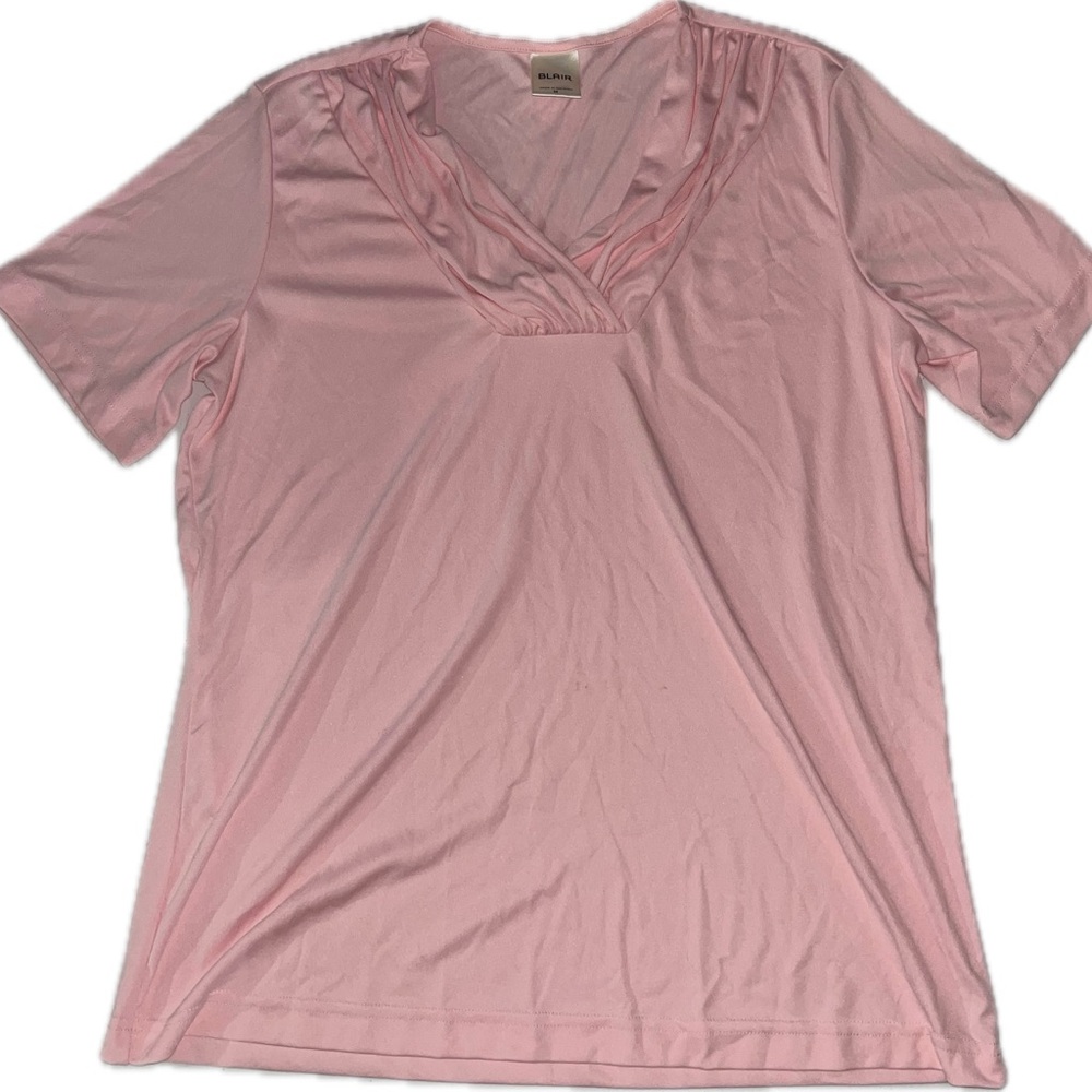NIBag Blair Pink V Neck Blouse
